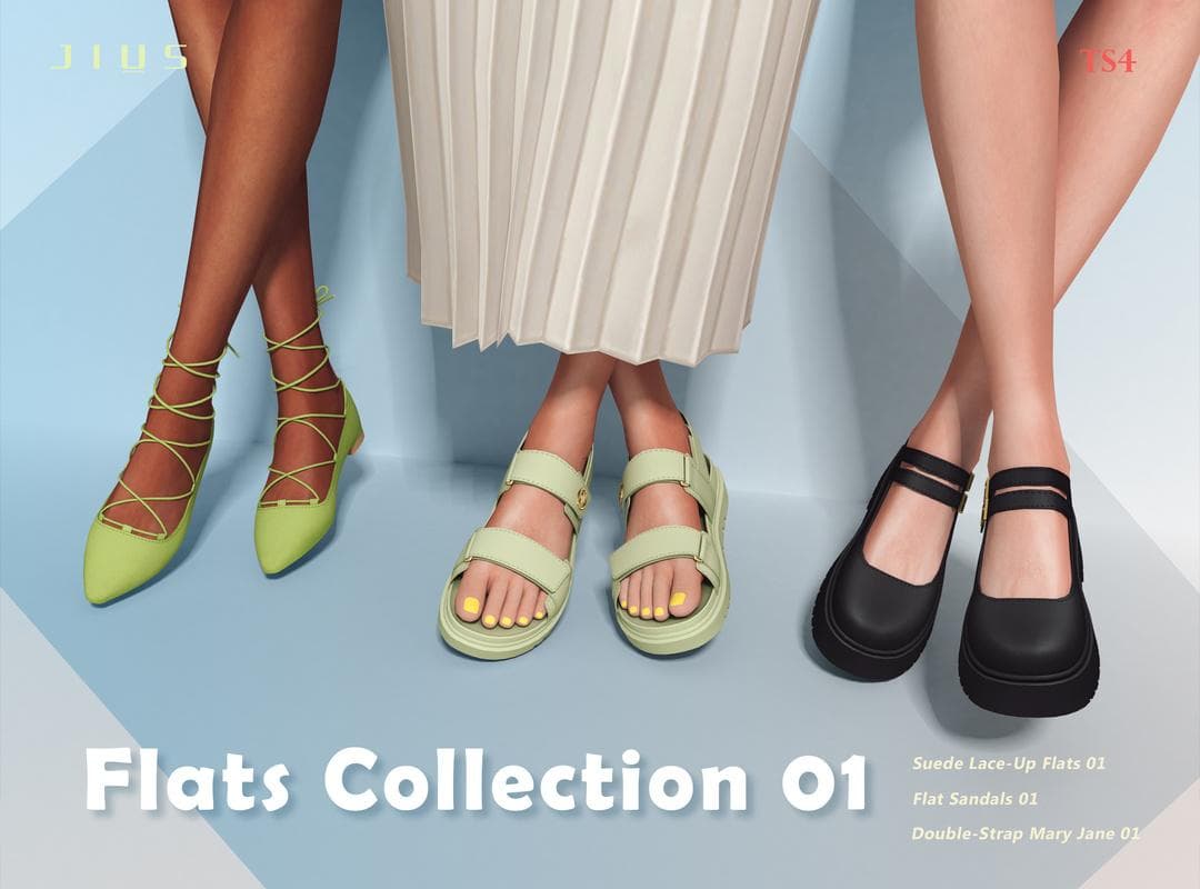 Коллекция обуви Flats Collection01